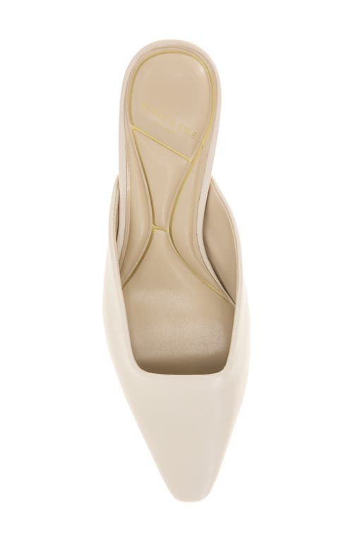 Shop Kenneth Cole Margo Kitten Heel Mule In Whitecap Leather