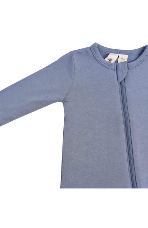 Shop Kyte Baby Zip-up Footie In Slate