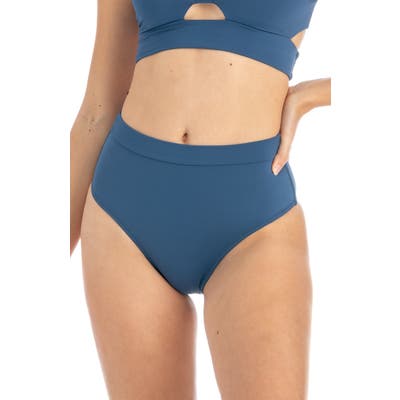 Tavik Pernille High Waist Bikini Bottoms, Blue