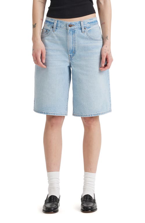 Levi's Baggy Dad Shorts In Blue