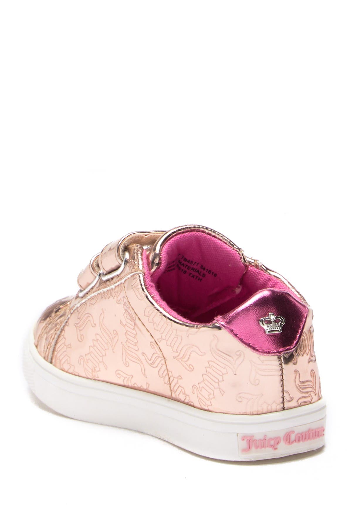 Juicy Couture Kids' Mirror Metallic Sneaker In Pink