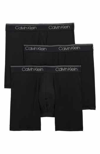 Calvin Klein 3 Pack Low Rise Microfiber Stretch Trunks Nordstrom