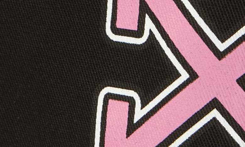 Shop Off-white Arrow Logo Adult Face Mask In Black Pink