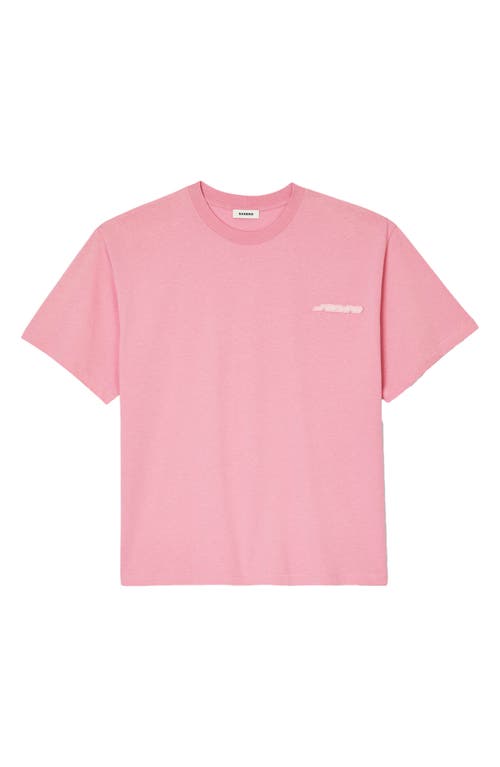 sandro Rubber Logo Patch T-Shirt at Nordstrom,