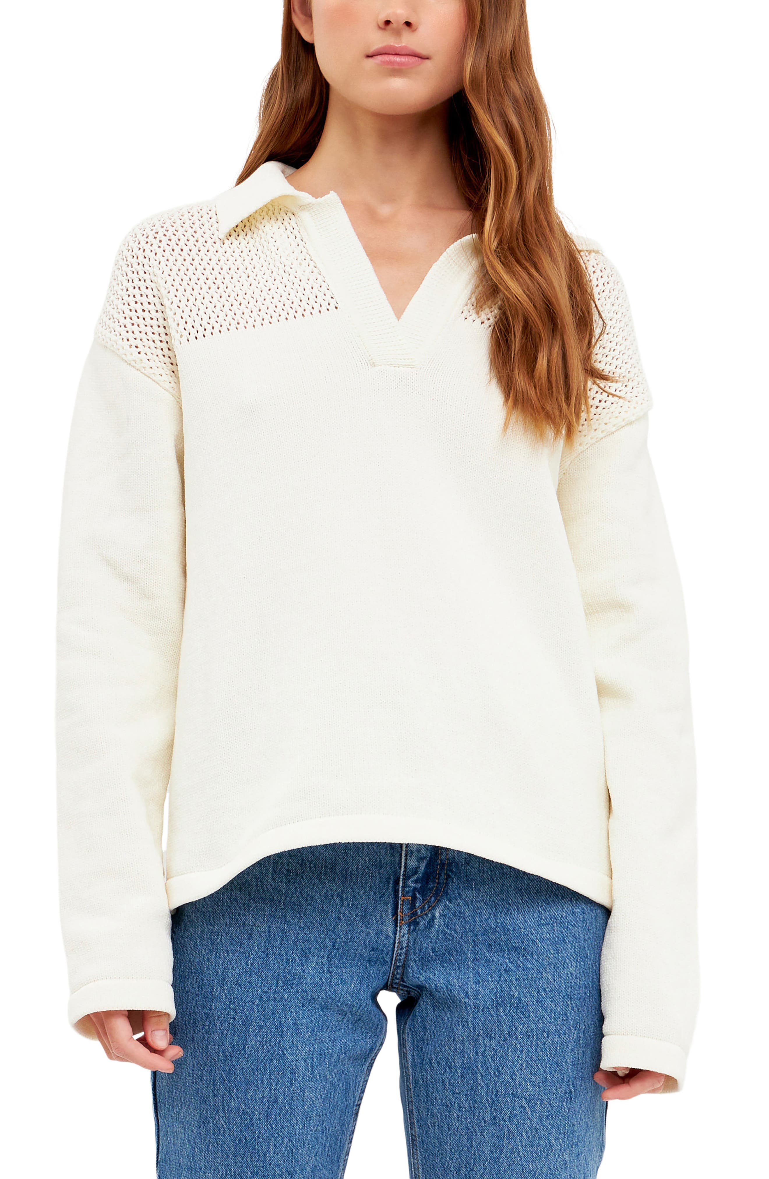 English Factory Chenille Johnny Collar 