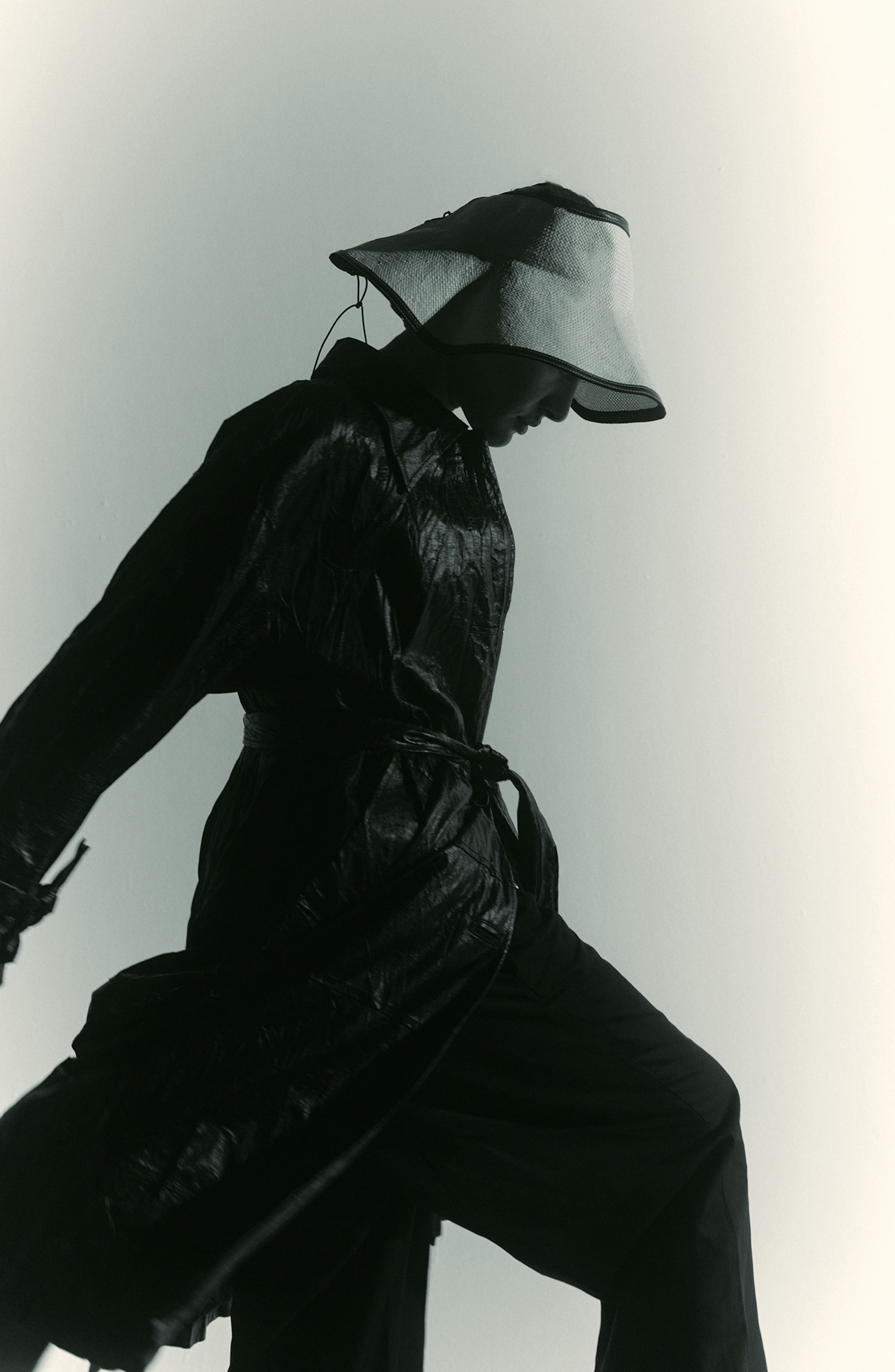 Janessa Leone Odette Packable Straw Visor Janessa Leone Odette Hat - Bleach | Garmentory main image 4