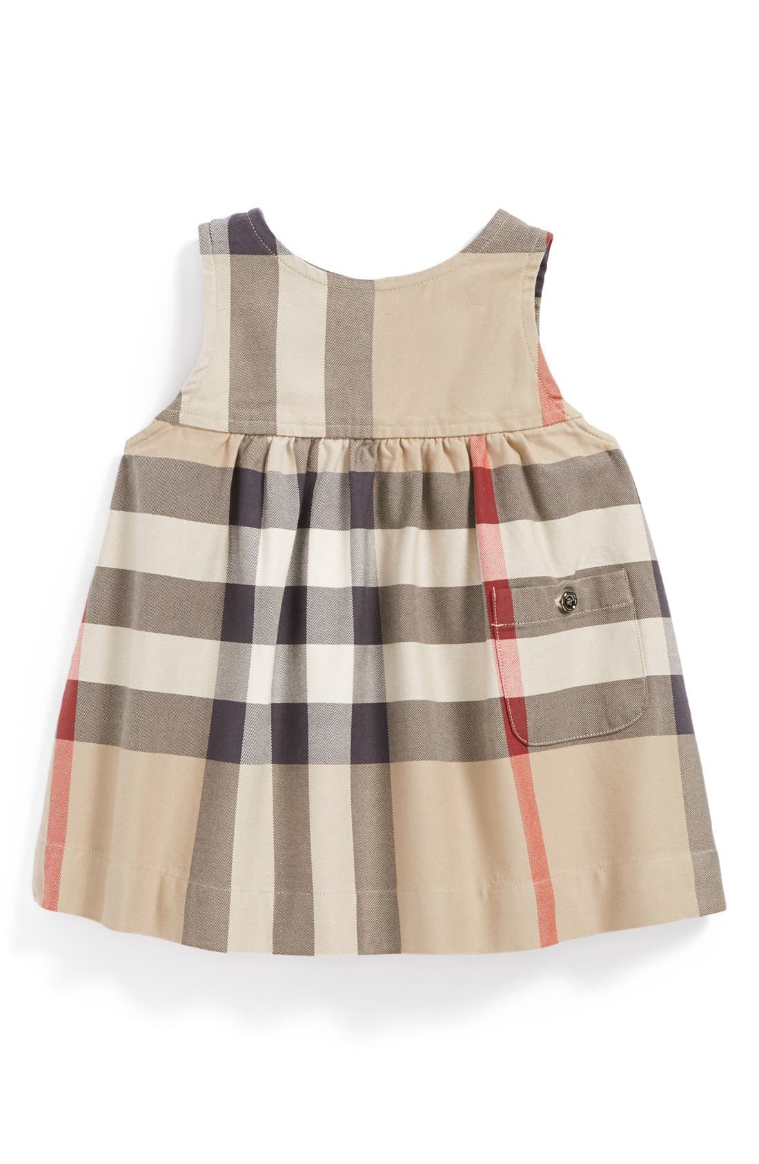 Burberry Sleeveless Check Dress (Baby Girls) Nordstrom