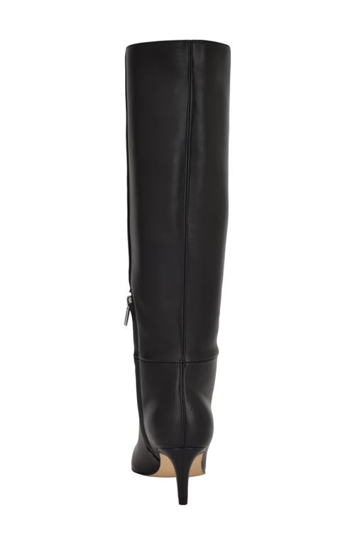 Shop Calvin Klein Garray Knee High Boot In Black