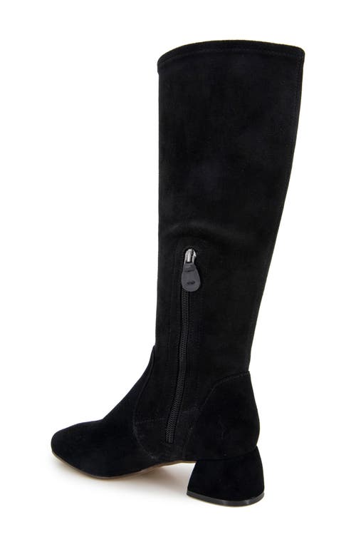 Shop Gentle Souls By Kenneth Cole Gentle Souls Emily Stretch Knee High Boot In Black Suede