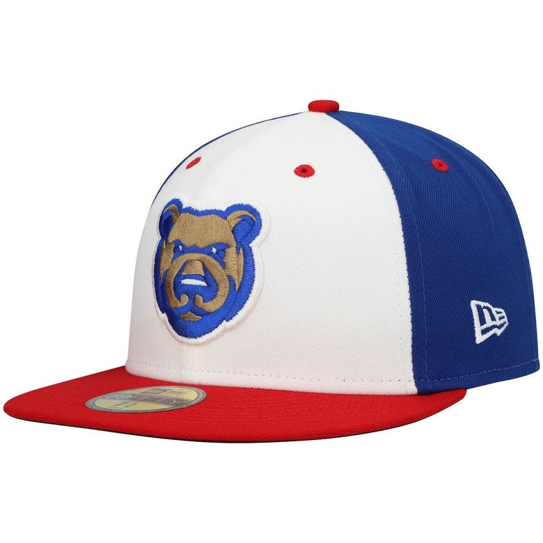 Chicago Cubs TEAM BASIC Red-White Fitted Hat by New Era