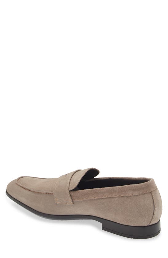 Shop To Boot New York Chambers Apron Toe Suede Loafer In Suede Taupe