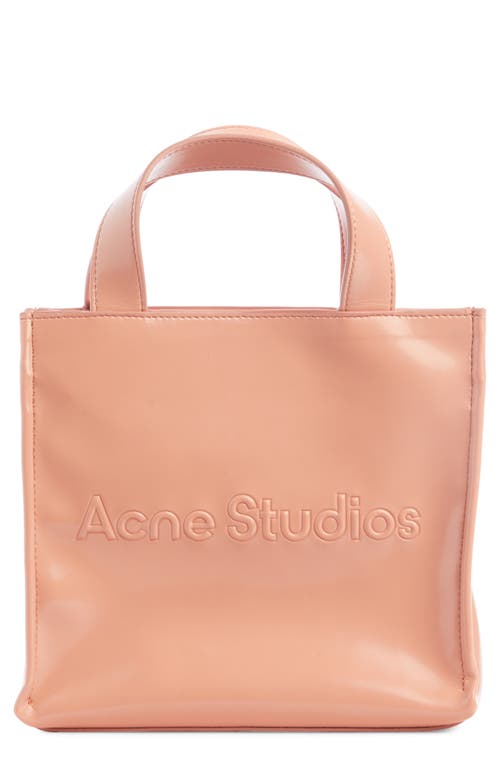 Acne Studios Mini East/West Tote Bag in Salmon Pink