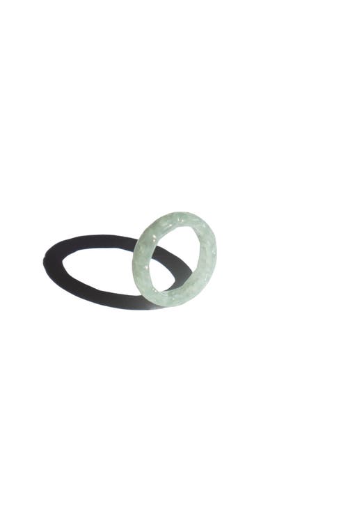 Shop Seree Weave Off White Jade Ring