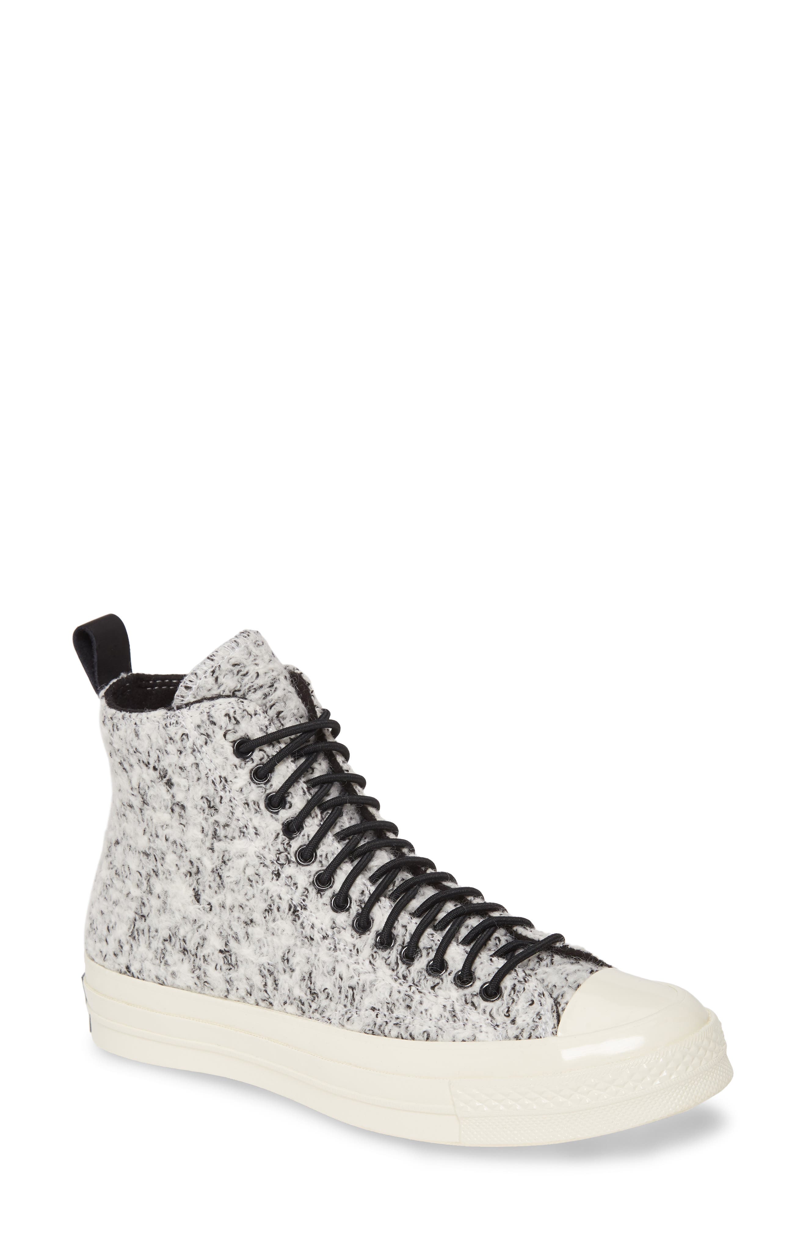 wool converse high tops