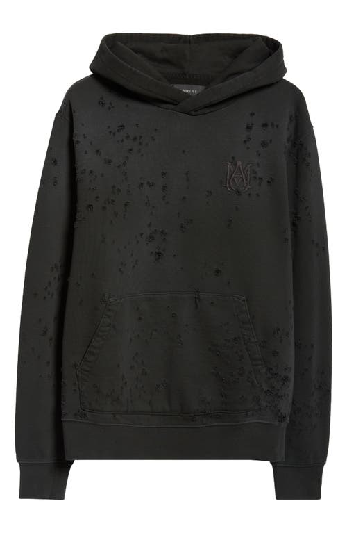 【関税込み】AMIRI ブラック MA Shotgun フーディ MA LOGO SHOTGUN ZIP HOODIE - Faded Black | AMIRI