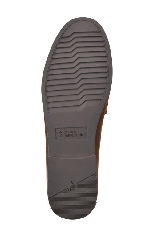 White Mountain Footwear Cashews Penny Loafer In Hazel/suede