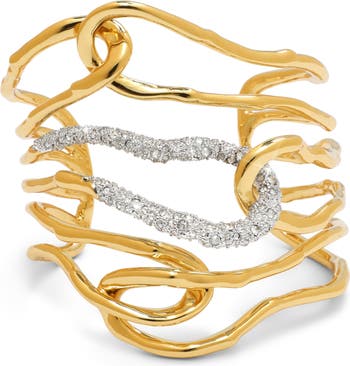 Alexis Bittar Solanales Crystal Cuff Bracelet