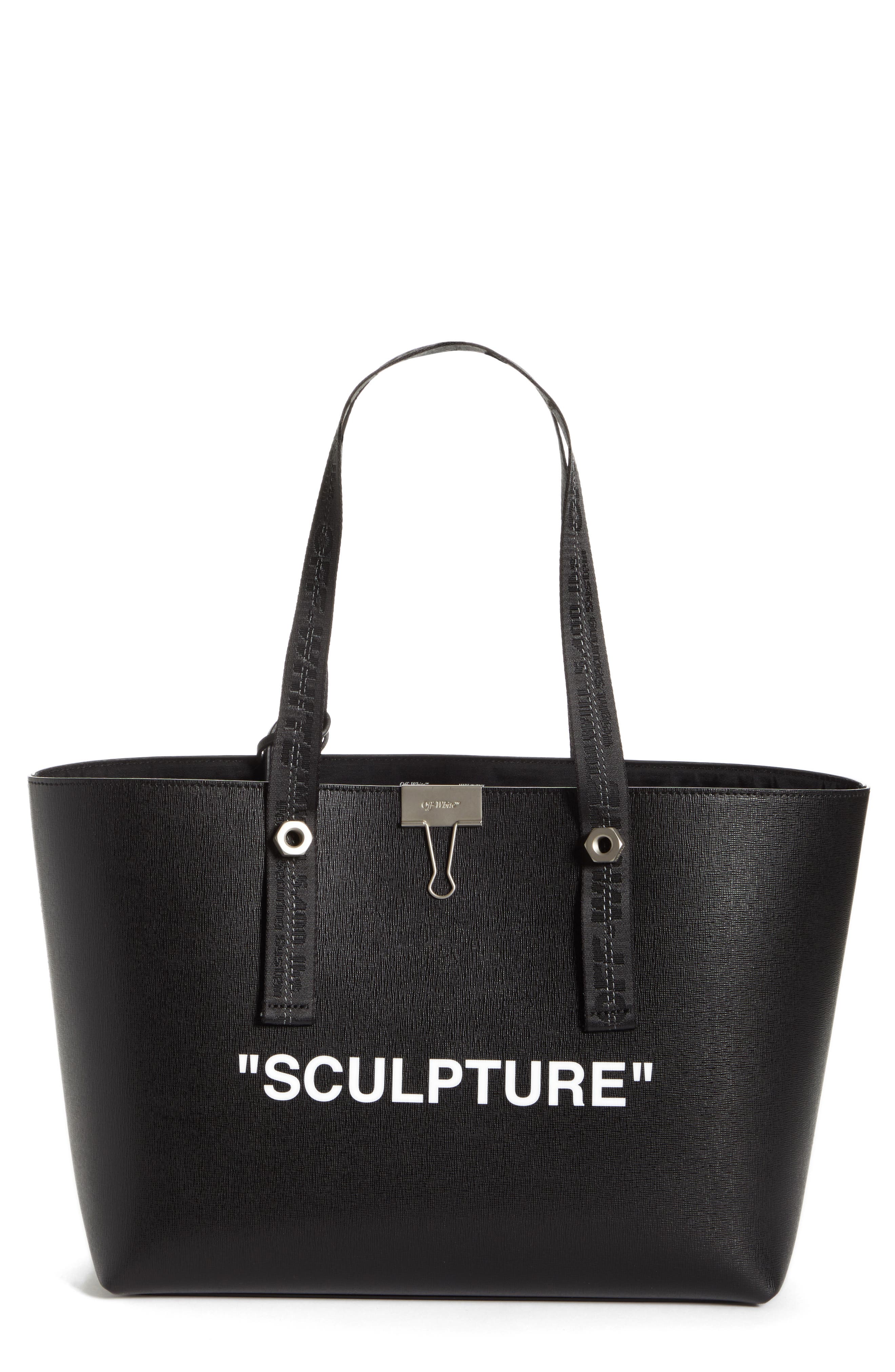 off white sculpture tote