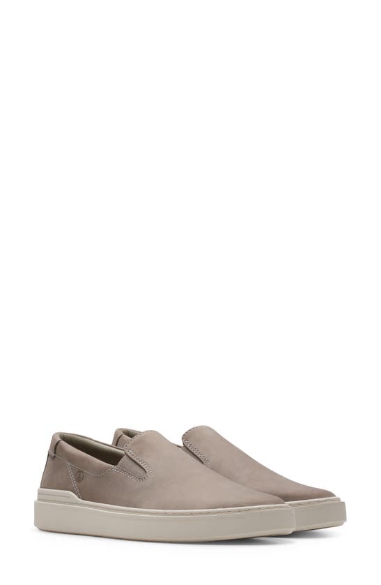 Shop Clarks (r) Craft Swift Go Slip-on Sneaker In Grey Nubuck