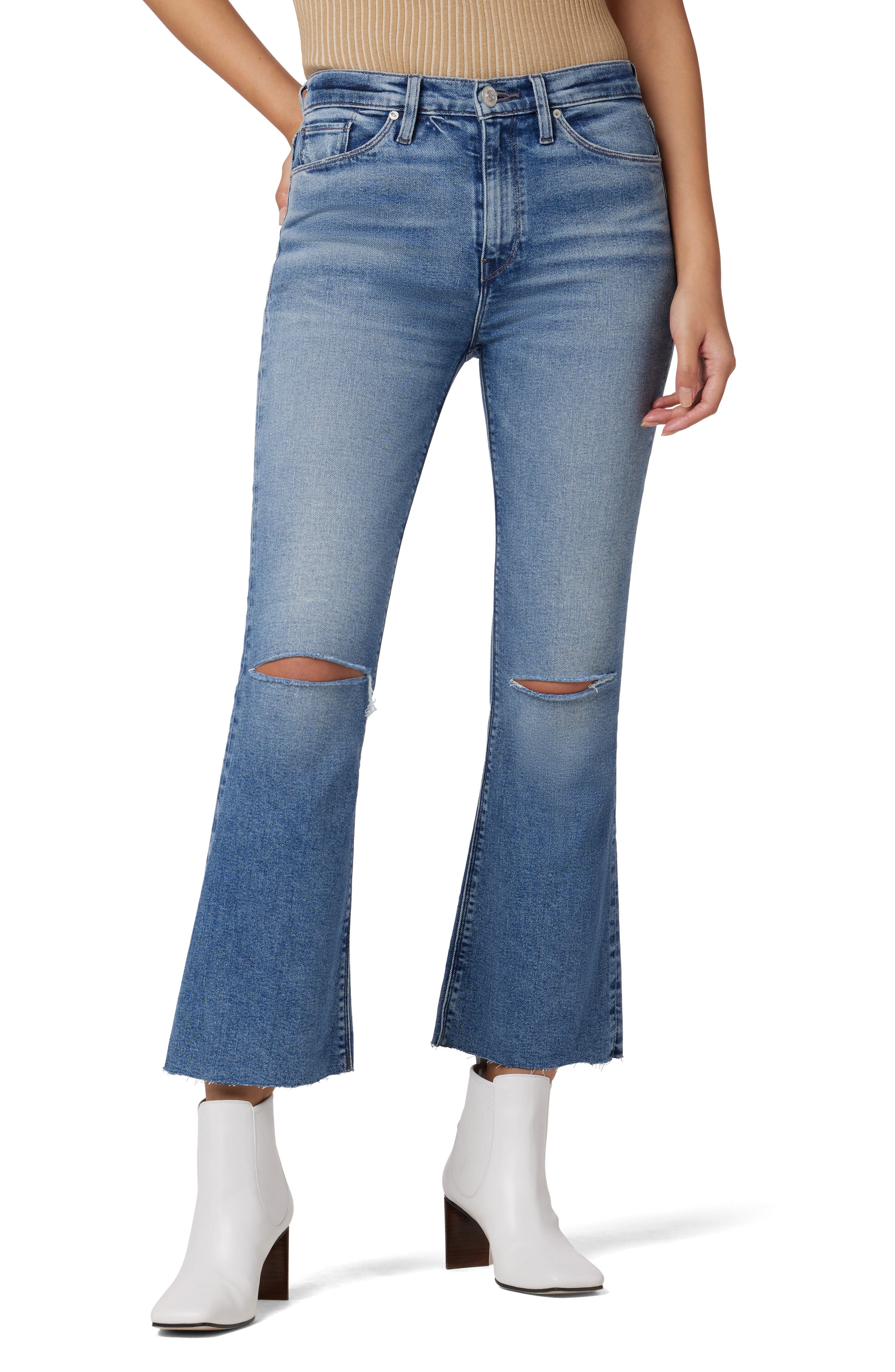Barbara High-Rise Bootcut Crop Jean - Women's Size 29, Steady by Hudson Jeans