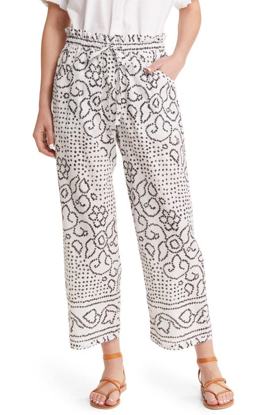 XIRENA TALYN PRINT COTTON DRAWSTRING PANTS