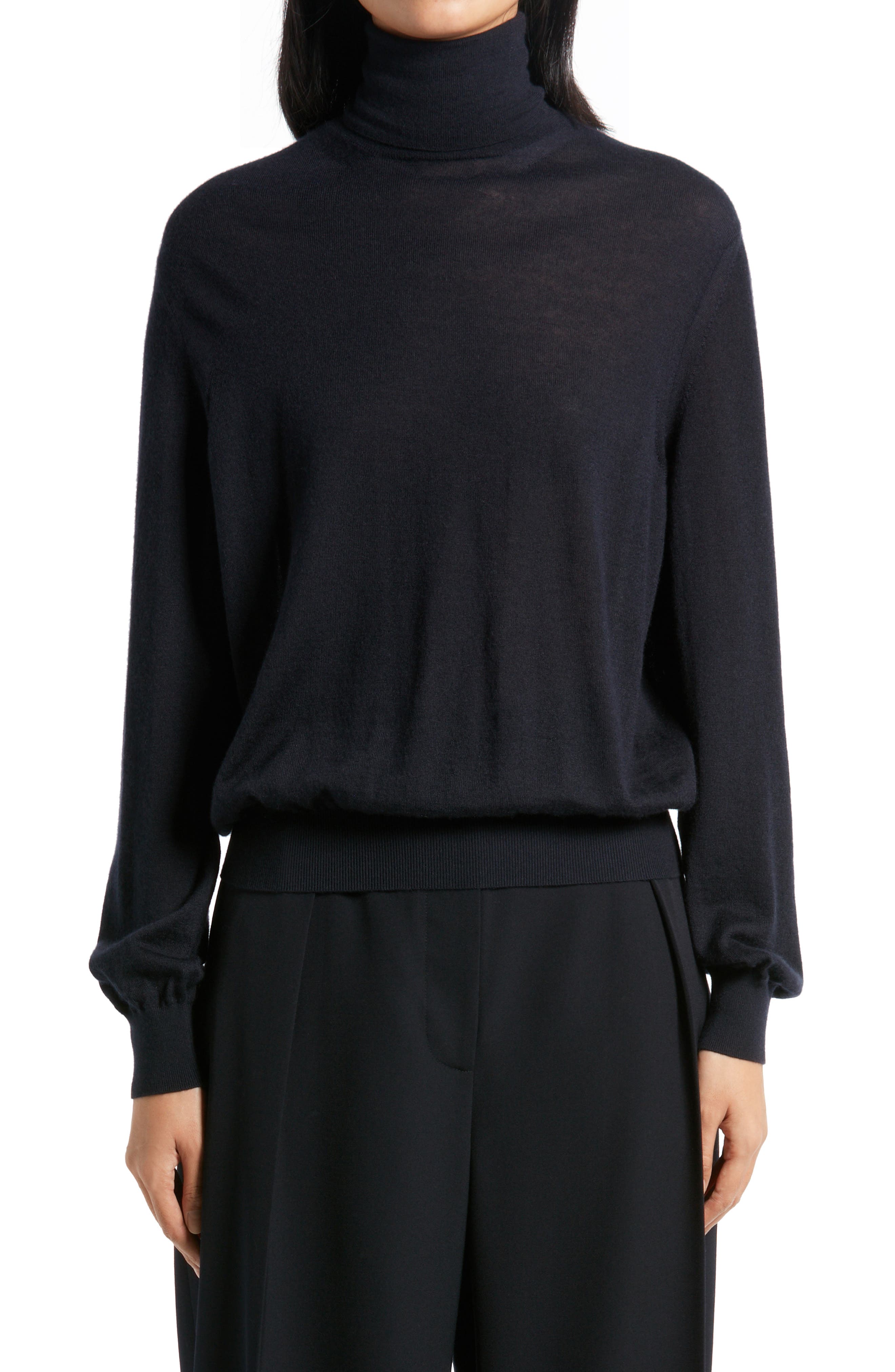 women's turtleneck cashmere sweater
