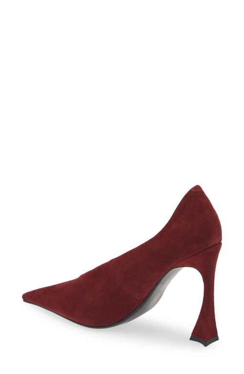 Shop Jeffrey Campbell Hints High Heel Pump In Wine Suede