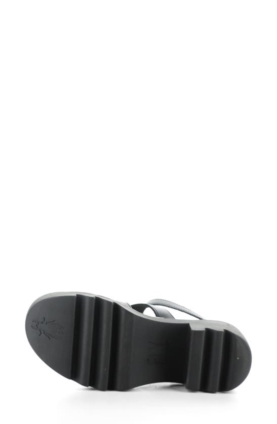 Shop Fly London Tawi Strappy Sandal In Black