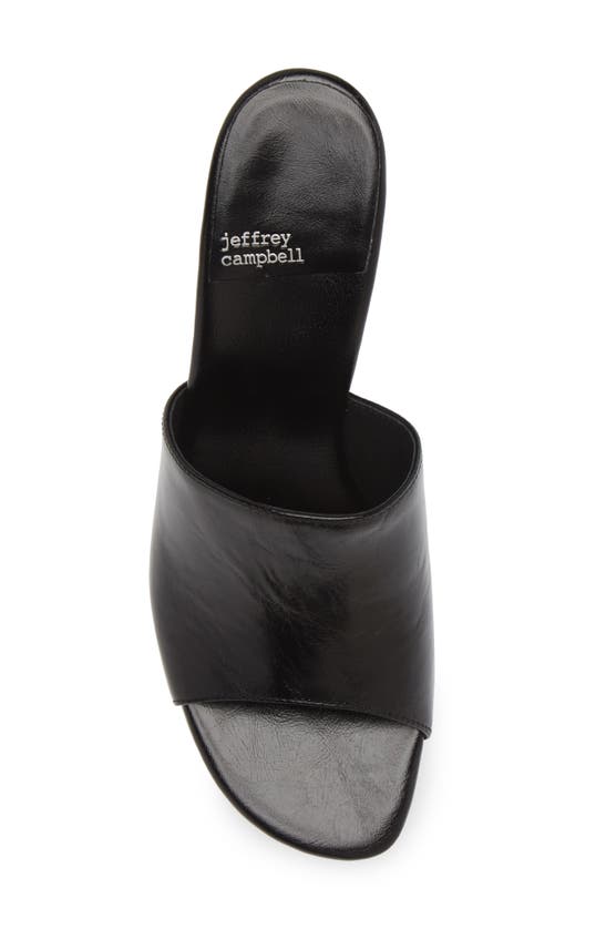 Shop Jeffrey Campbell Gossiping Slide Sandal In Black