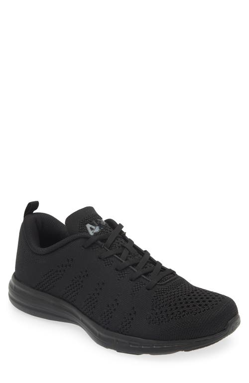 Shop Apl Athletic Propulsion Labs Apl Techloom Pro Knit Running Shoe In Black