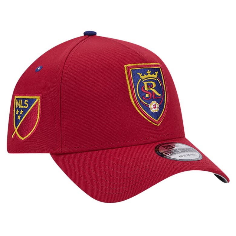 New Era Red Real Salt Lake 2024 Kick Off Collection 9forty A-frame Adjustable Hat