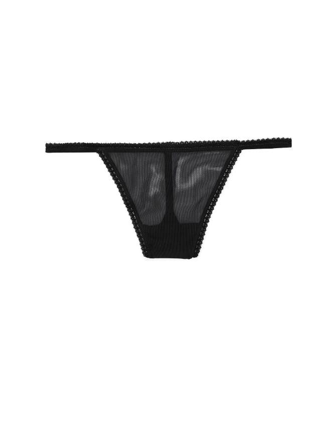 Shop Adore Me Andra Thong Panties In Black