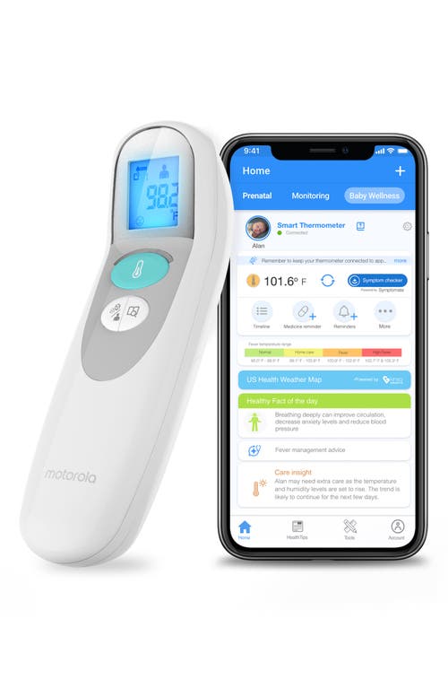 Motorola - Care+ 3-in-1 Smart Thermometer - White