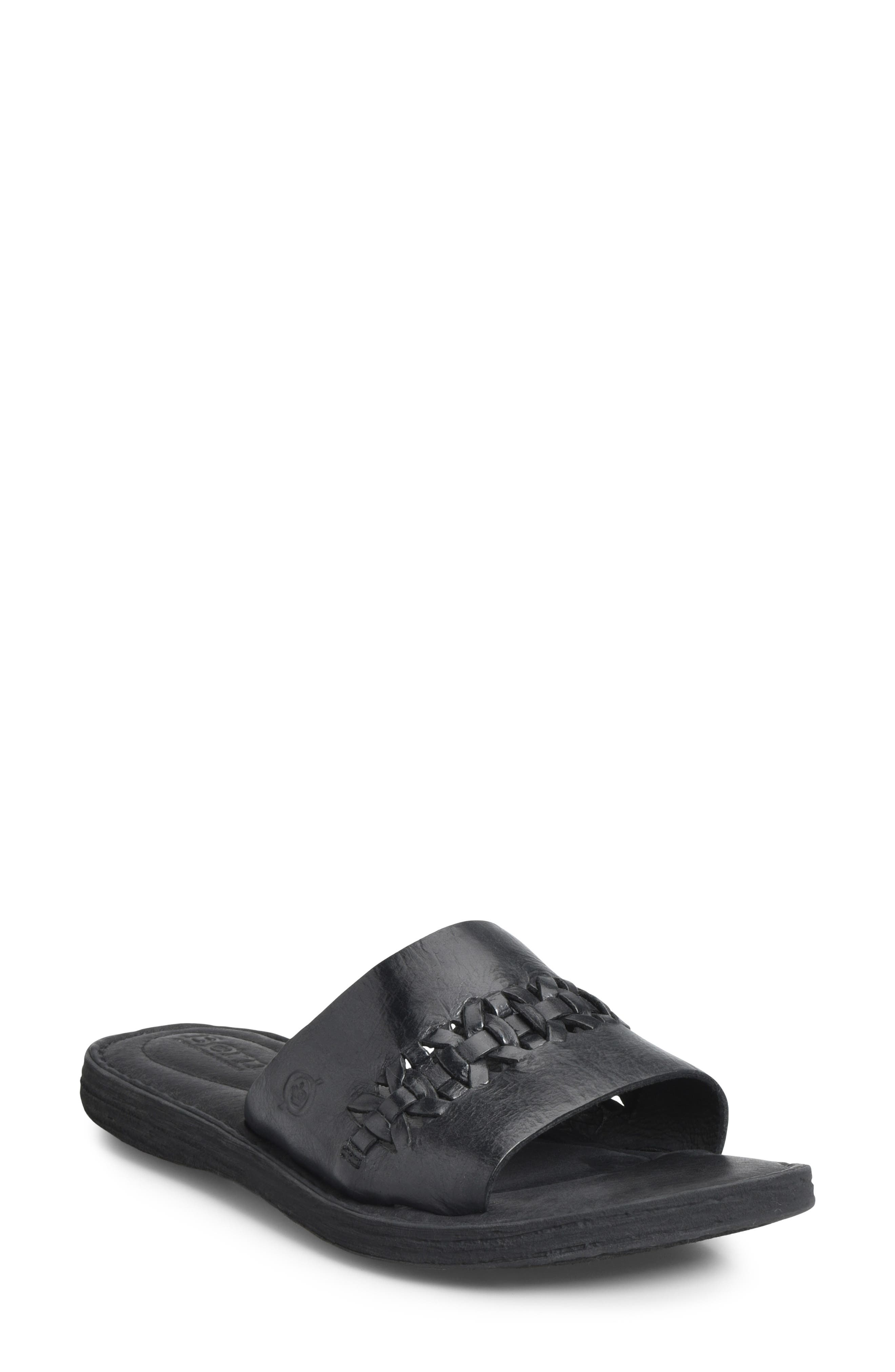 B?rn St. Francis Slide Sandal, Black