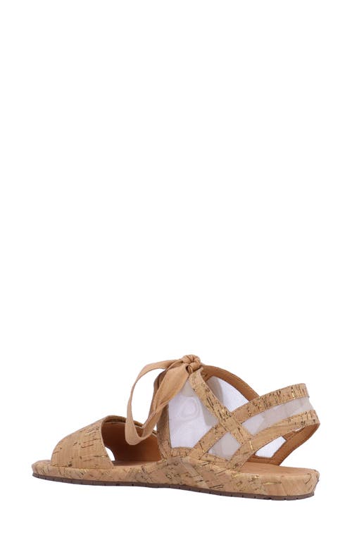 L'amour Des Pieds Devansh Sandal In Natural/gold