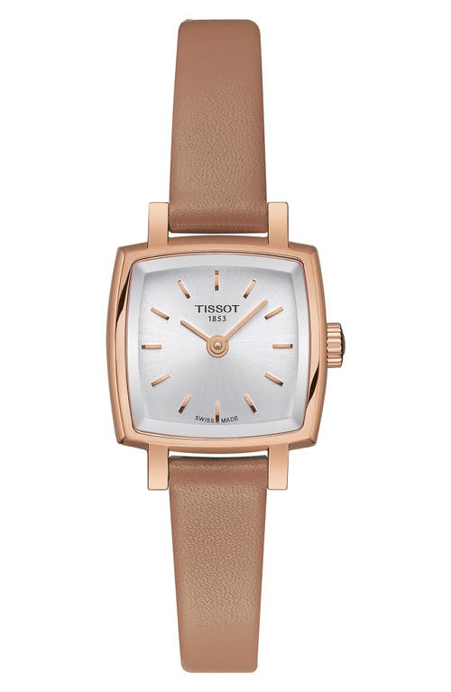 Lovely Summer Leather Strap Square Watch & Interchangeable Straps Set
