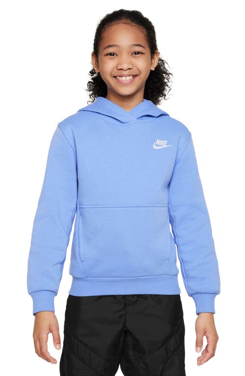 Nike Kids' Club Fleece Hoodie In Polar/white