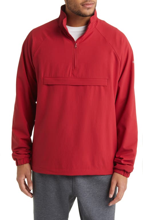Touchline Water Resistant Anorak in Victory Red