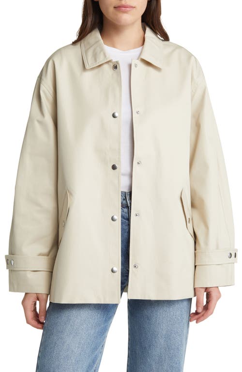 & Other Stories Organic Cotton Barn Jacket in Light Beige