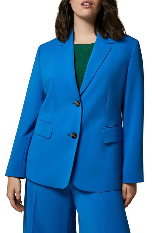 Marina Rinaldi Pickstitch Blazer Cornflower at Nordstrom,