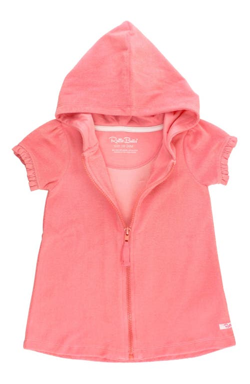 Shop Rufflebutts Terry Cloth Swim Cover-up In Pink