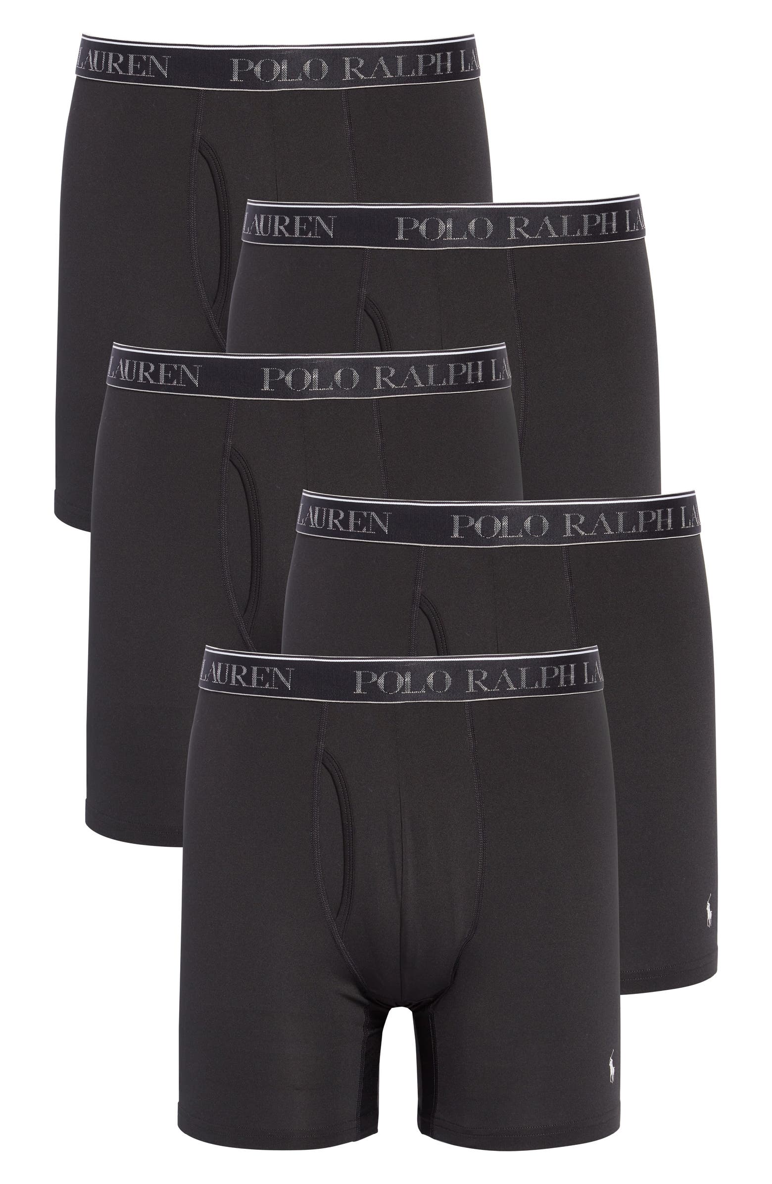 Polo Ralph Lauren 5-Pack Microfiber Boxer Briefs | Nordstrom
