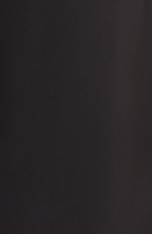 Aidan Mattox Aidan By  Mixed Media Popover Dress In Black
