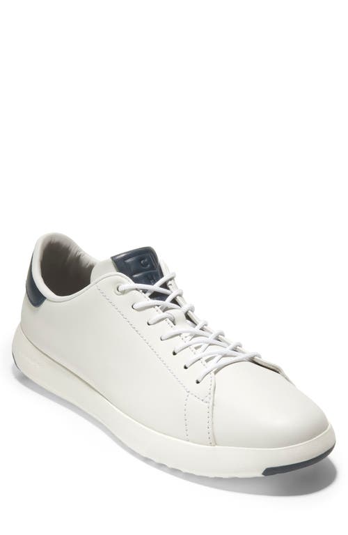Cole Haan GrandPro Low Top Sneaker in White /Navy Ink