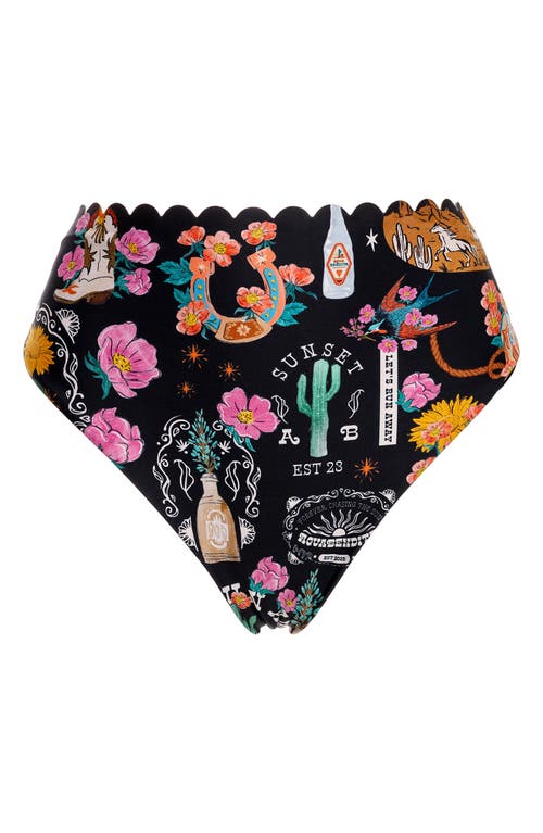 AGUA BENDITA AGUA BENDITA PENELOPE NOPAL HIGH WAIST BIKINI BOTTOMS
