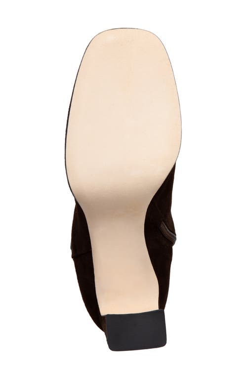 Beautiisoles Scottie Platform Bootie In Brown