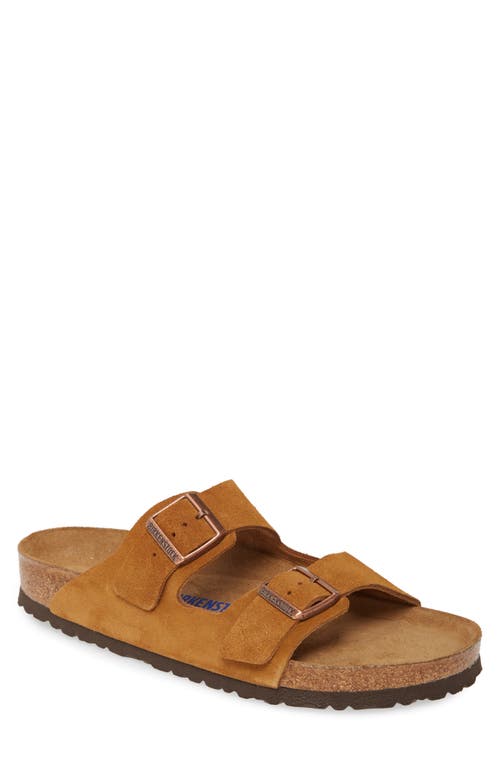 Birkenstock Arizona Soft Slide Sandal in Mink Brown at Nordstrom, Size 13-13.5Us