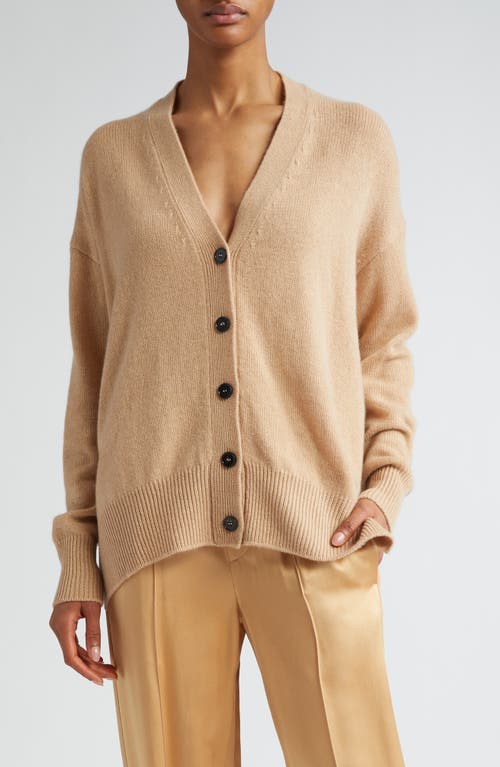 Jil Sander Relaxed Fit Superfine Cashmere Cardigan in 239 Sand at Nordstrom, Size Medium