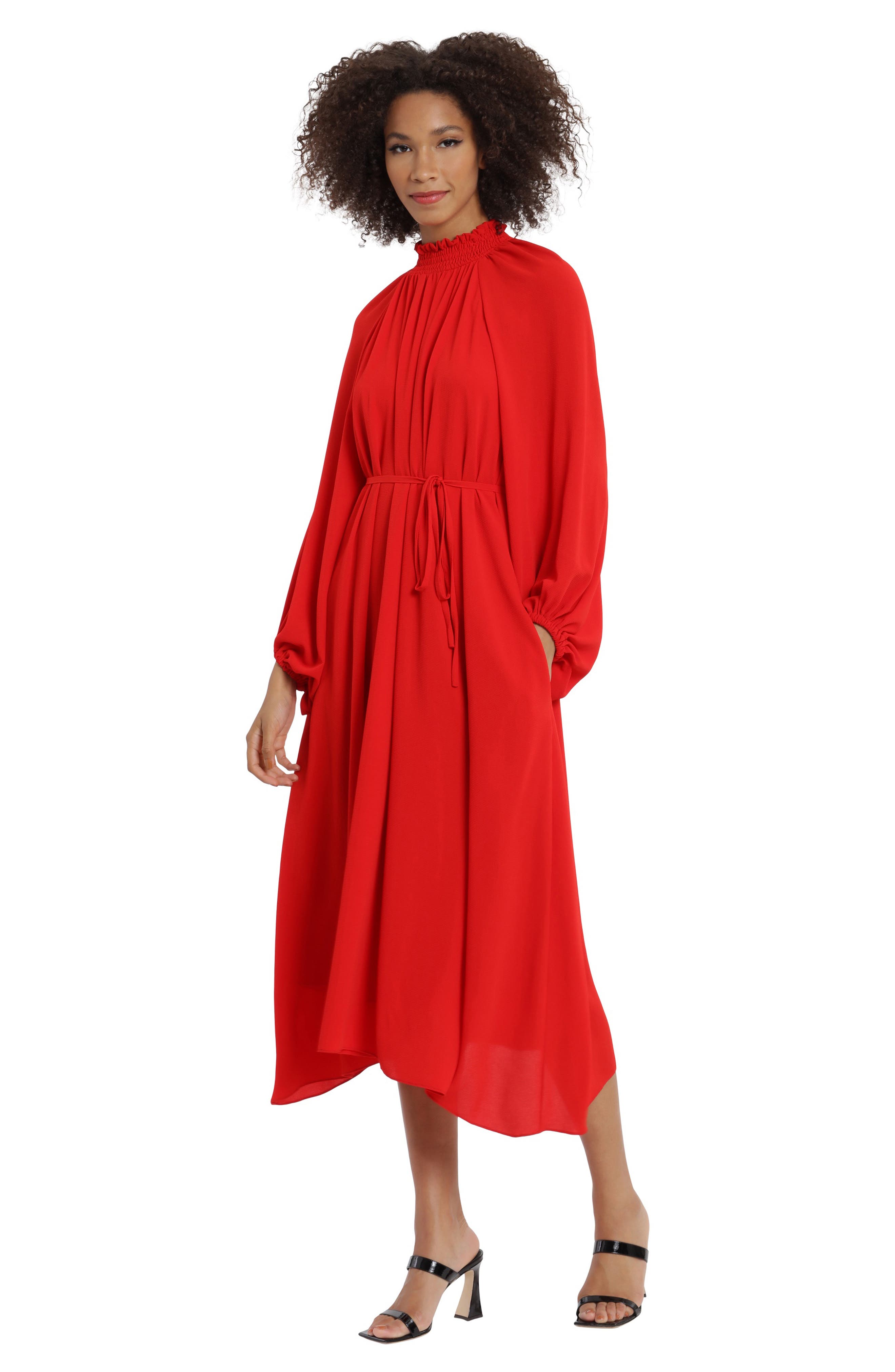 long sleeve floaty dress