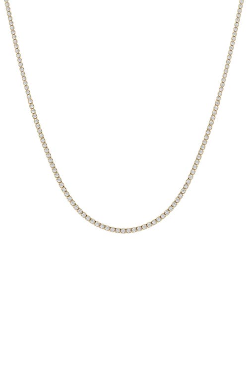 Jennifer Fisher 18K Gold Round Cut Lab Created Diamond Tennis Necklace - 4.0 ctw in 18K Yellow Gold at Nordstrom, Size 15